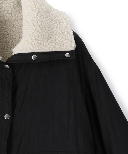 ADAM ET ROPE'（アダムエロペ）の「リバーシブルボアブルゾン（ブルゾン・レディース・ブラック/ホワイト系その他5・FREE）」の20枚目の写真