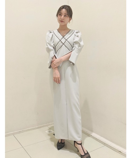 LILY BROWN（リリーブラウン）の「ハートサテンストラップパンプス（パンプス・レディース・ブラック/ベージュ/ドット・SMALL/MEDIUM/LARGE）」の4枚目の写真