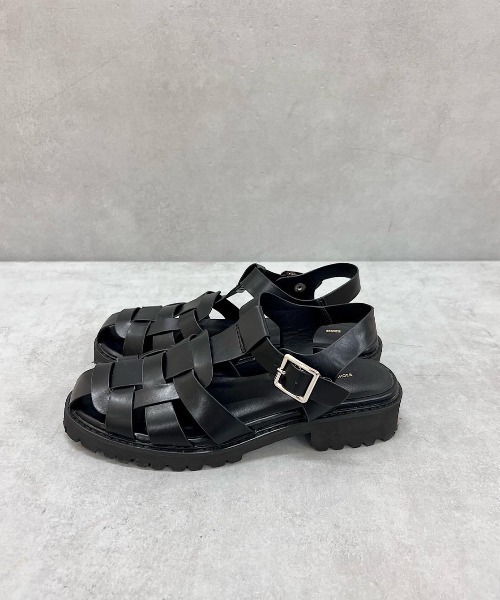 Kastane（カスタネ）の「グルカサンダル（サンダル・レディース・ブラック/アイボリー・38/36/37）」の11枚目の写真