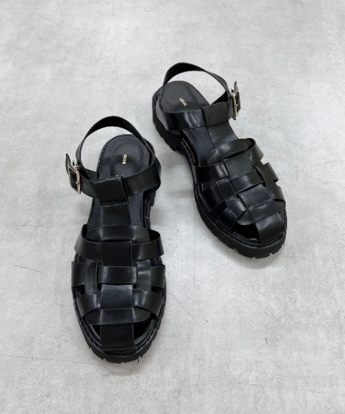 Kastane（カスタネ）の「グルカサンダル（サンダル・レディース・ブラック/アイボリー・38/36/37）」の12枚目の写真