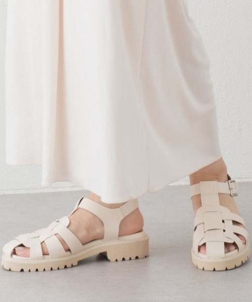 Kastane（カスタネ）の「グルカサンダル（サンダル・レディース・ブラック/アイボリー・38/36/37）」の16枚目の写真