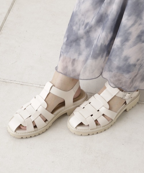 Kastane（カスタネ）の「グルカサンダル（サンダル・レディース・ブラック/アイボリー・38/36/37）」の13枚目の写真