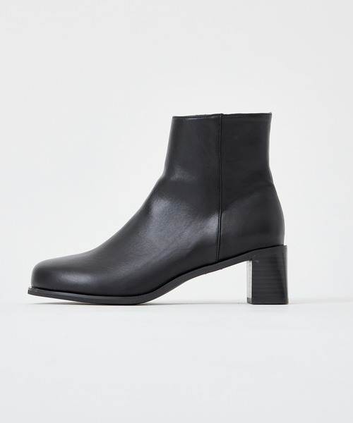 LiNoH（リノー）の「SIDE ZIP HEEL BOOTS/サイドジップヒールブーツ（ブーツ・メンズ・ブラック・1/2/3）」の6枚目の写真