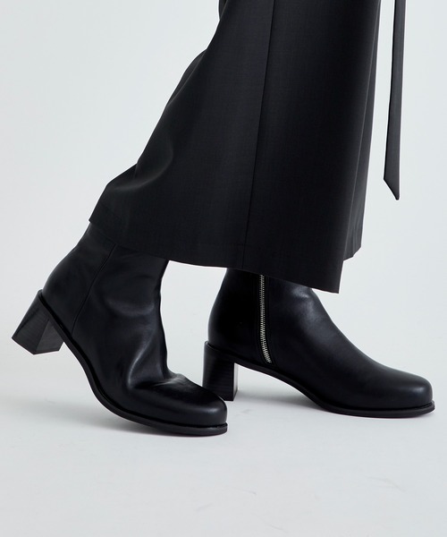 LiNoH（リノー）の「SIDE ZIP HEEL BOOTS/サイドジップヒールブーツ（ブーツ・メンズ・ブラック・1/2/3）」の14枚目の写真