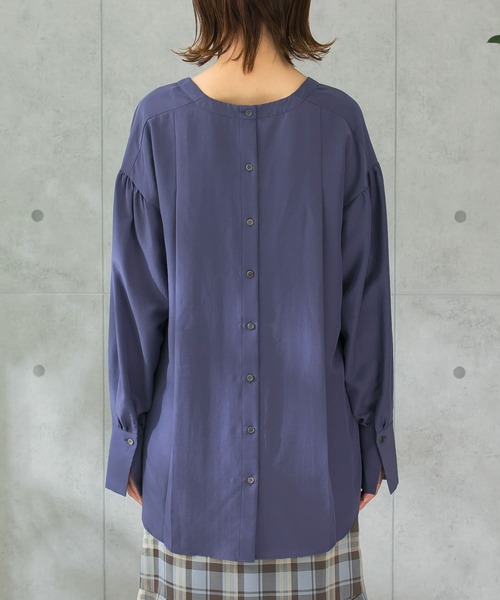 URBAN RESEARCH ROSSO WOMEN(アーバンリサーチ ロッソ)の「2WAYボウタイチュニックブラウス(シャツ/ブラウス・レディース・ホワイト/ブルー系その他・FREE)」の18枚目の写真