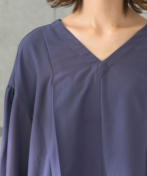 URBAN RESEARCH ROSSO WOMEN(アーバンリサーチ ロッソ)の「2WAYボウタイチュニックブラウス(シャツ/ブラウス・レディース・ホワイト/ブルー系その他・FREE)」の19枚目の写真