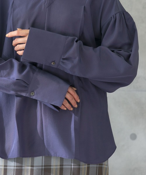 URBAN RESEARCH ROSSO WOMEN(アーバンリサーチ ロッソ)の「2WAYボウタイチュニックブラウス(シャツ/ブラウス・レディース・ホワイト/ブルー系その他・FREE)」の20枚目の写真