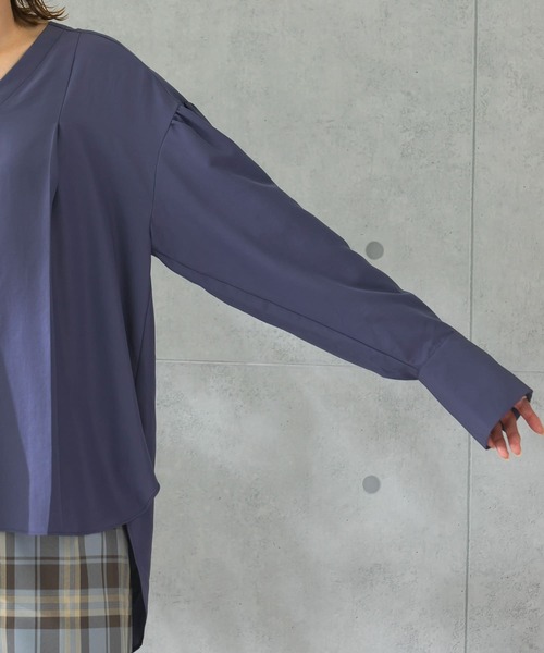 URBAN RESEARCH ROSSO WOMEN(アーバンリサーチ ロッソ)の「2WAYボウタイチュニックブラウス(シャツ/ブラウス・レディース・ホワイト/ブルー系その他・FREE)」の21枚目の写真