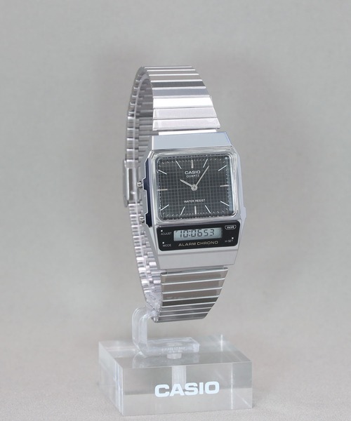CASIO（カシオ）の「CASIO CLASSIC / AQ-800E-1AJF（アナログ腕時計・メンズ・ブラック×シルバー・FREE）」の4枚目の写真