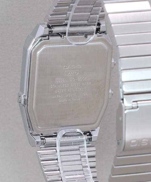 CASIO（カシオ）の「CASIO CLASSIC / AQ-800E-1AJF（アナログ腕時計・メンズ・ブラック×シルバー・FREE）」の7枚目の写真