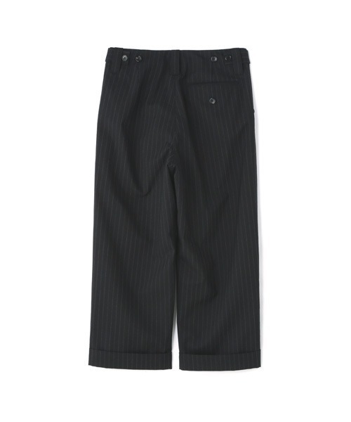 MARGARET HOWELL(マーガレットハウエル)の「STRIPE WOOL PLAINWEAVE(その他パンツ・メンズ・ブラック・MEDIUM/SMALL/LARGE)」の4枚目の写真
