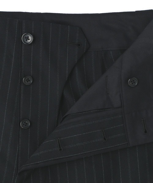 MARGARET HOWELL(マーガレットハウエル)の「STRIPE WOOL PLAINWEAVE(その他パンツ・メンズ・ブラック・MEDIUM/SMALL/LARGE)」の3枚目の写真