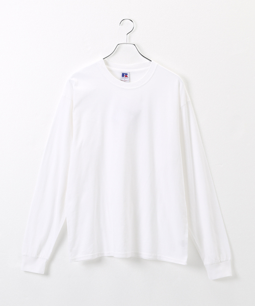 B.C STOCK(ベーセーストック)の「【RUSSELL ATHLETIC / ラッセル アスレティック】 overdye ls tee(Tシャツ/カットソー・メンズ・ホワイト/パープル/イエロー/ブルー系その他・LARGE/MEDIUM)」の5枚目の写真