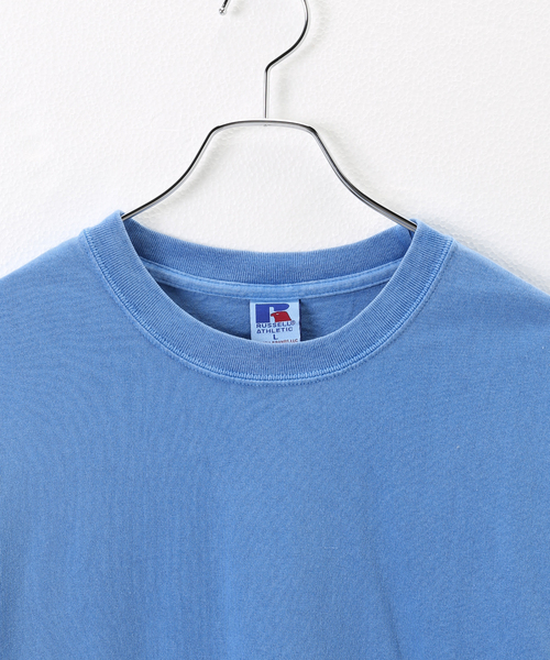 B.C STOCK(ベーセーストック)の「【RUSSELL ATHLETIC / ラッセル アスレティック】 overdye ls tee(Tシャツ/カットソー・メンズ・ホワイト/パープル/イエロー/ブルー系その他・LARGE/MEDIUM)」の10枚目の写真