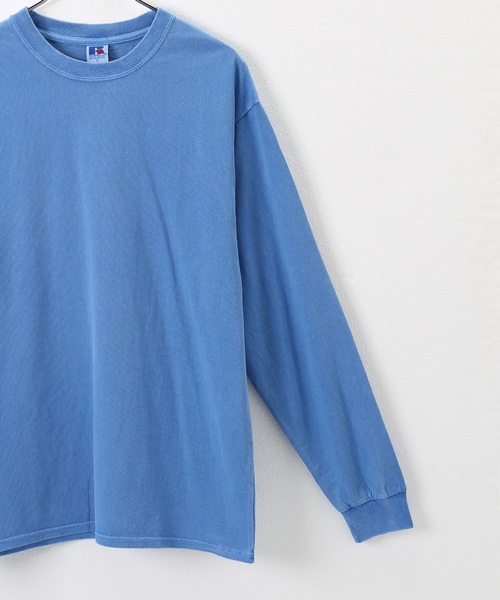 B.C STOCK(ベーセーストック)の「【RUSSELL ATHLETIC / ラッセル アスレティック】 overdye ls tee(Tシャツ/カットソー・メンズ・ホワイト/パープル/イエロー/ブルー系その他・LARGE/MEDIUM)」の12枚目の写真
