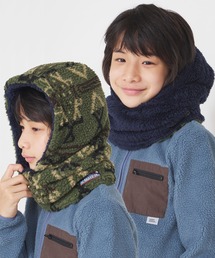 KRIFF MAYER Kid's Collection（クリフメイヤーキッズコレクション）の「フード型 ネックウォーマー リバーシブル ボア ボリュームネック バラクラバ ニンジャりん（ネックウォーマー/スヌード・キッズ）」
