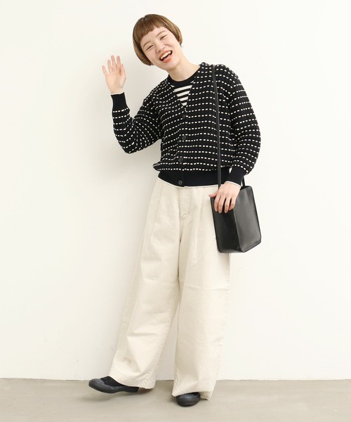 AMBIDEX（アンビデックス）の「〇30/2綿コーマ ステッチジャカード V