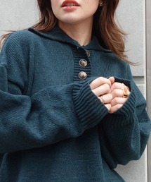 CORNERS | ポロネックニットプルオーバー(ニット/セーター)