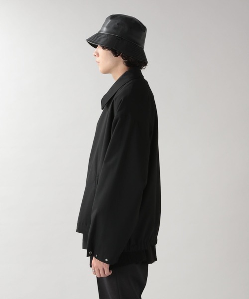 RAGEBLUE(レイジブルー)の「【WEB限定】TRストレッチ/レイヤードZIPライダースブルゾン(ブルゾン・メンズ・ブラック/ダークグレー・FREE)」の6枚目の写真