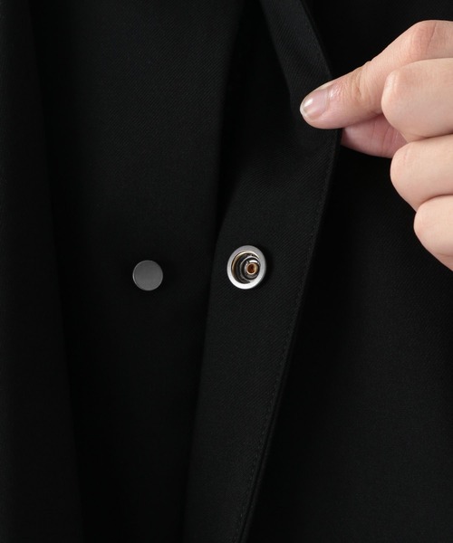 RAGEBLUE(レイジブルー)の「【WEB限定】TRストレッチ/レイヤードZIPライダースブルゾン(ブルゾン・メンズ・ブラック/ダークグレー・FREE)」の17枚目の写真