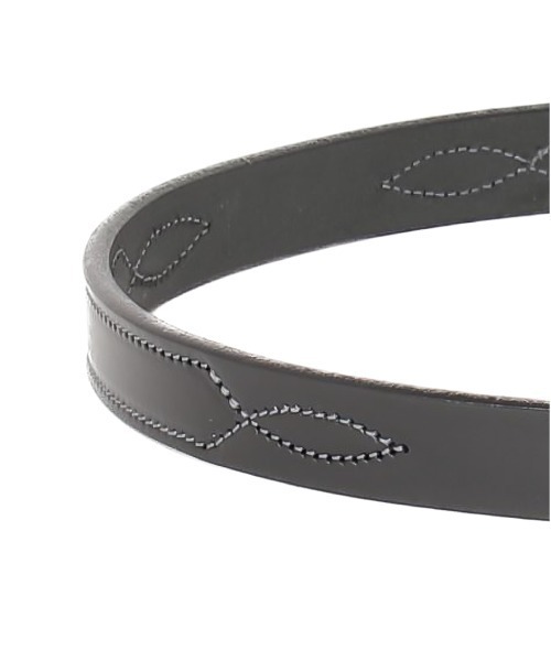 TORY LEATHER(トリーレザー)の「【TORY LEATHER】STITCHED PATTERN 3/4 BRIDLE LEATHER BELT(ベルト・メンズ・ブラウン系/ブラック・32inch/30inch/28inch/34inch)」の4枚目の写真
