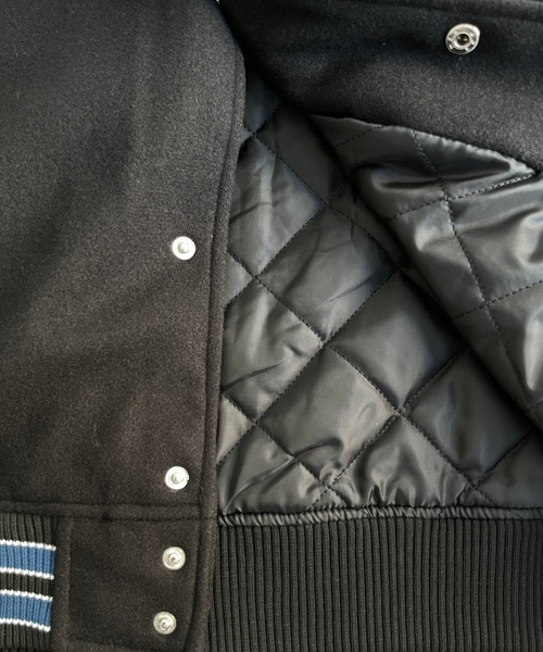 CPCM(シーピーシーエム)の「サガラワッペンスタジャン(スタジャン・メンズ・ネイビー/グリーン/ブラック・MEDIUM/LARGE/X-LARGE)」の4枚目の写真