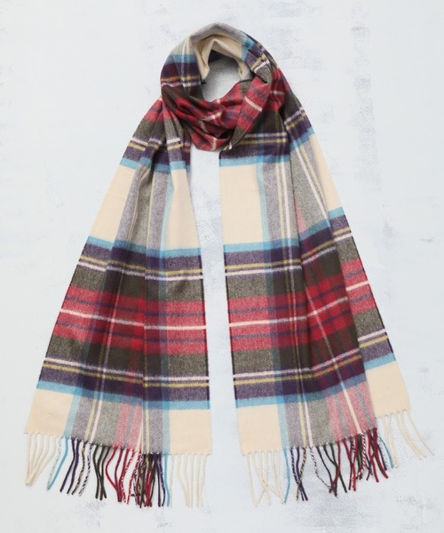 Johnstons of Elgin(ジョンストンズオブエルガン)の「【Johnstons of Elgin/ジョンストンズ オブ エルガン】ボリュームカシミヤ マフラー/スカーフ(無地&チェック)(マフラー・レディース・チャコールグレー/ブラック/レッド/バーガンディー/レッド系その他/レッド系その他2/レッド系その他3/グリーン系その他/ブルー系その他/ネイビー系1/ネイビー系/スモークピンク/ピンク/ナチュラル/ネイビー/ダークグレー/シルバーグレー/オフホワイト・FREE)」の16枚目の写真