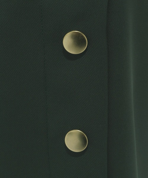 HARE（ハレ）の「サイドボタンフレアパンツ(HARE)（スラックス・レディース・ブラック/グリーン・FREE）」の14枚目の写真