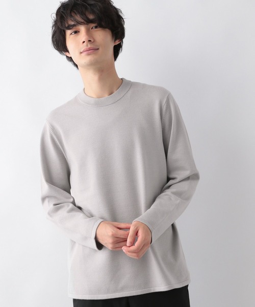 GLOBAL WORK(グローバルワーク)の「ヤミツキニットクルー/269009(ニット/セーター・メンズ・マスタード/グリーン/ライトグレー/パープル系その他5/スカイブルー/ブラック/グレー/オレンジ/ネイビー・SMALL/LARGE/MEDIUM/X-LARGE)」の4枚目の写真