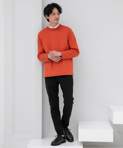 GLOBAL WORK(グローバルワーク)の「ヤミツキニットクルー/269009(ニット/セーター・メンズ・マスタード/グリーン/ライトグレー/パープル系その他5/スカイブルー/ブラック/グレー/オレンジ/ネイビー・SMALL/LARGE/MEDIUM/X-LARGE)」の12枚目の写真