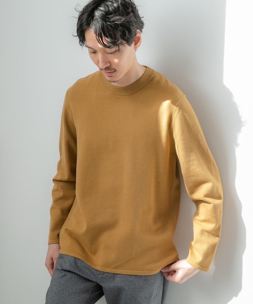 GLOBAL WORK(グローバルワーク)の「ヤミツキニットクルー/269009(ニット/セーター・メンズ・マスタード/グリーン/ライトグレー/パープル系その他5/スカイブルー/ブラック/グレー/オレンジ/ネイビー・SMALL/LARGE/MEDIUM/X-LARGE)」の16枚目の写真