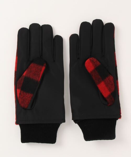 Ted Baker(テッドベーカー)の「KARRL チェックグローブ(手袋・メンズ・レッド・S/M)」の2枚目の写真