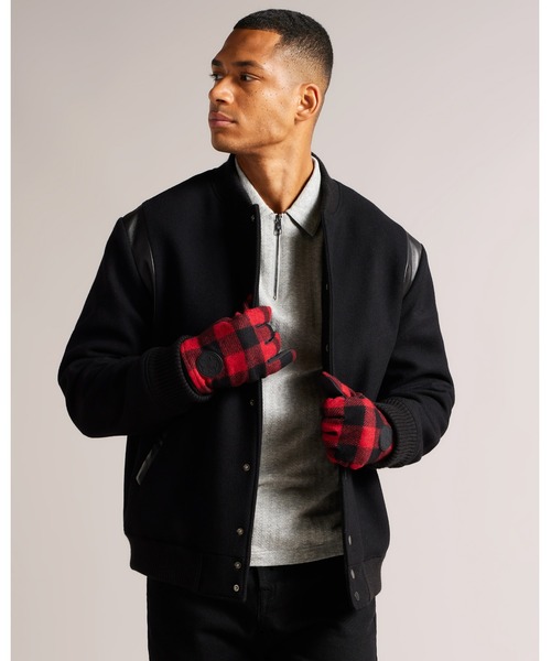 Ted Baker(テッドベーカー)の「KARRL チェックグローブ(手袋・メンズ・レッド・S/M)」の5枚目の写真