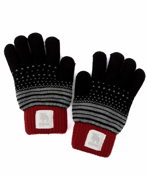 NEIGHBORHOOD. 22aw ボーダー柄手袋 M moz（モズ）の「moz ドット