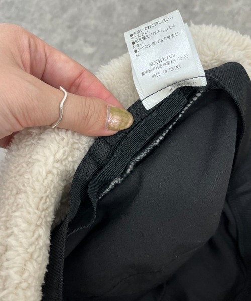 CIAOPANIC（チャオパニック）の「ボアバケットハット（ハット・メンズ・ブラック/アイボリー・FREE）」の4枚目の写真