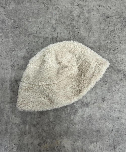 CIAOPANIC（チャオパニック）の「ボアバケットハット（ハット・メンズ・ブラック/アイボリー・FREE）」の10枚目の写真