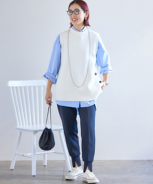 新品タグ付き★UNFILO★BEAUTY MOVE最愛ジョグパン(ネイビー)XS 15サイズ展開/接触冷感】BEAUTY MOVE 最愛 ジョグパン / UNFILO