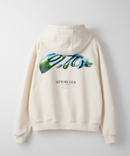 D.TT.K(ディティーティーケー)の「D.TT.K VIOTTECH HOODIE 刺繍グラフィック オーバーサイズ プルオーバー パーカー(パーカー・メンズ・ブラック/アイボリー・MEDIUM/LARGE/X-LARGE)」の7枚目の写真