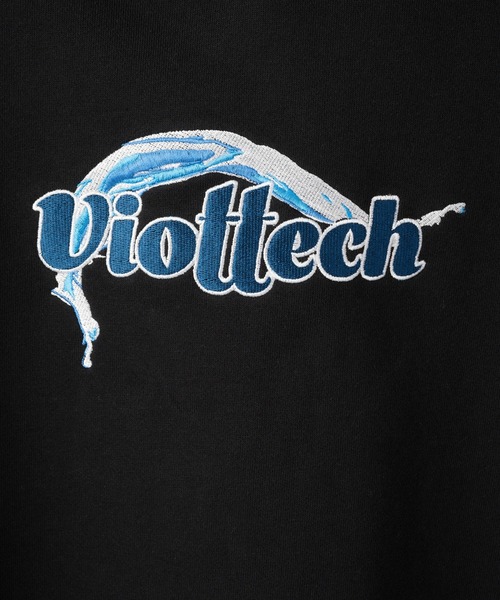 D.TT.K(ディティーティーケー)の「D.TT.K VIOTTECH HOODIE 刺繍グラフィック オーバーサイズ プルオーバー パーカー(パーカー・メンズ・ブラック/アイボリー・MEDIUM/LARGE/X-LARGE)」の15枚目の写真