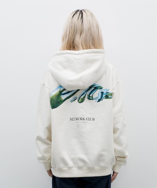 D.TT.K(ディティーティーケー)の「D.TT.K VIOTTECH HOODIE 刺繍グラフィック オーバーサイズ プルオーバー パーカー(パーカー・メンズ・ブラック/アイボリー・MEDIUM/LARGE/X-LARGE)」の20枚目の写真