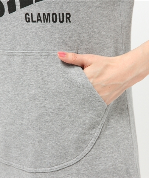 HYSTERIC GLAMOUR（ヒステリックグラマー）の「BUCK HORN BEER pt OP（ワンピース・レディース・ネイビー/トップグレー/ブラック・FREE）」の9枚目の写真