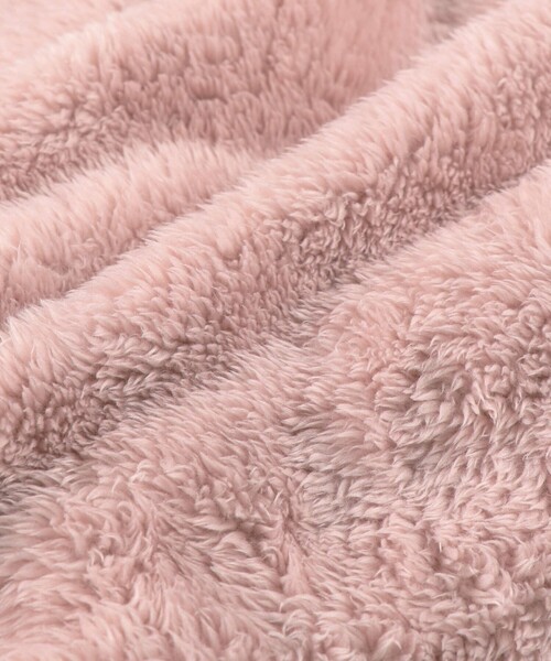 BRANSHES（ブランシェス）の「ボアワンピース（ワンピース・キッズ・ピンク/アイボリー/ライトグレー・100/150/90/110/130/120/140）」の7枚目の写真