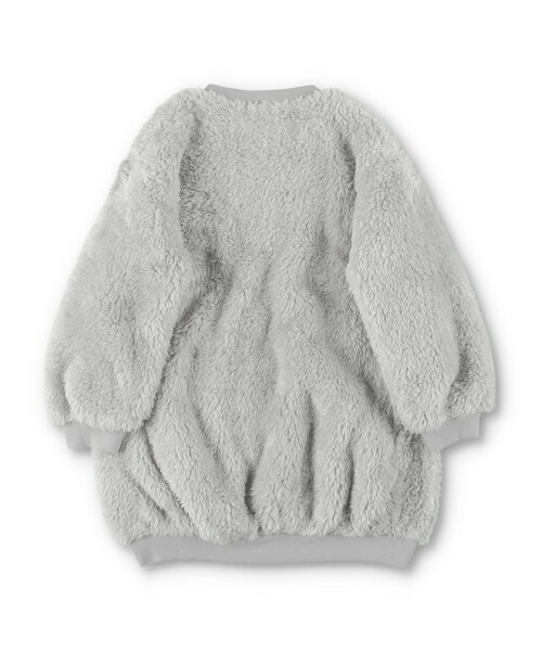 BRANSHES（ブランシェス）の「ボアワンピース（ワンピース・キッズ・ピンク/アイボリー/ライトグレー・100/150/90/110/130/120/140）」の10枚目の写真