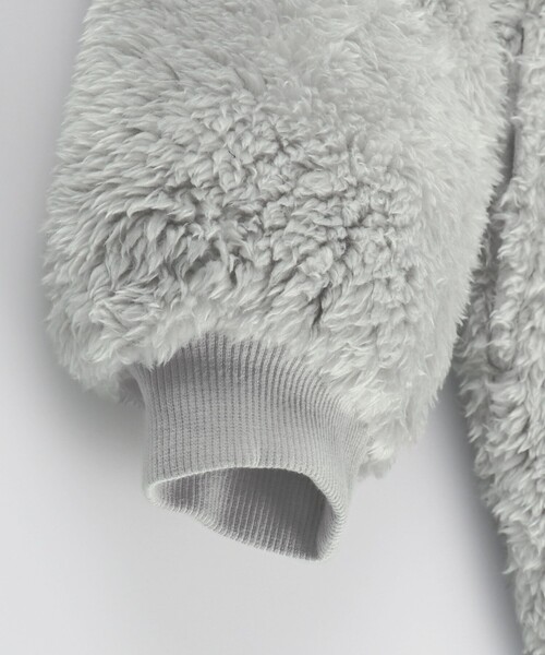 BRANSHES（ブランシェス）の「ボアワンピース（ワンピース・キッズ・ピンク/アイボリー/ライトグレー・100/150/90/110/130/120/140）」の13枚目の写真