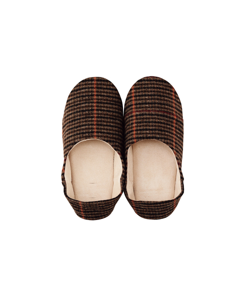 journal standard Furniture （ジャーナルスタンダードファニチャー）の「【Ne WORKS/エヌ・イーワークス】GEORGIA ROOM SHOES M ジョージア スリッパ（ルームシューズ/スリッパ・レディース・チャコールグレー/ベージュ・FREE）」の6枚目の写真