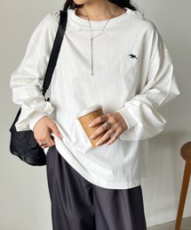 POLOCHAMPS/ポロチャンプス 別注 ワンポイント刺繍 ボリューム袖ロンT