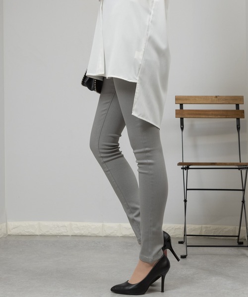 pumpkin port(パンプキンポート)の「ストレッチ ハイウエストスキニーパンツ(デニムパンツ・レディース・ブラック/ホワイト/キャメル/ワインレッド/ブラウン/カーキ/ベージュ/ラベンダー/ネイビー/グレー/ブルー・X-SMALL/SMALL/MEDIUM/LARGE)」の18枚目の写真