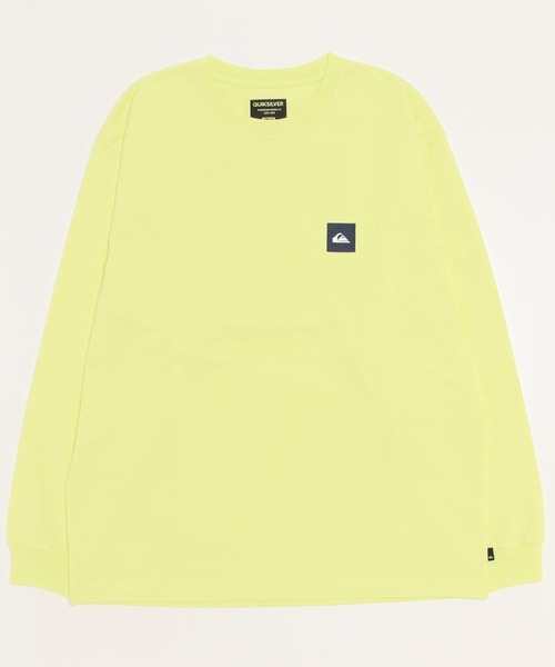 Quiksilver(クイックシルバー)の「【ムラサキスポーツ別注】QUIKSILVER/クイックシルバー バックプリントロンT オーバーサイズ/スクエアロゴ ペイズリー柄 バンダナ柄/クルーネック ロングスリーブTee QLT231620M(Tシャツ/カットソー・メンズ・ブラック/ホワイト/ライム・L/M)」の4枚目の写真