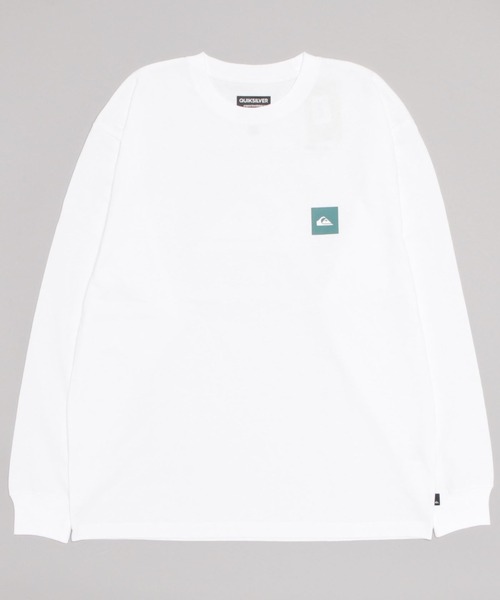 Quiksilver(クイックシルバー)の「【ムラサキスポーツ別注】QUIKSILVER/クイックシルバー バックプリントロンT オーバーサイズ/スクエアロゴ ペイズリー柄 バンダナ柄/クルーネック ロングスリーブTee QLT231620M(Tシャツ/カットソー・メンズ・ブラック/ホワイト/ライム・L/M)」の6枚目の写真