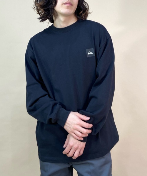 Quiksilver(クイックシルバー)の「【ムラサキスポーツ別注】QUIKSILVER/クイックシルバー バックプリントロンT オーバーサイズ/スクエアロゴ ペイズリー柄 バンダナ柄/クルーネック ロングスリーブTee QLT231620M(Tシャツ/カットソー・メンズ・ブラック/ホワイト/ライム・L/M)」の15枚目の写真